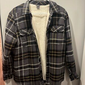 EDDIE BAUER LINED FLANNEL